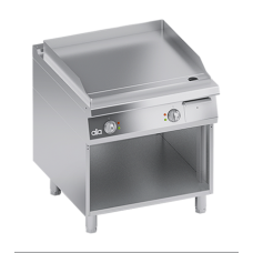 Grill electric linia 900 SOLUTION/ Gratar profesional dublu cu suprafata neteda si dulap deschis ATA