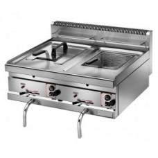 Friteuza profesionala 10+10 litri gaz